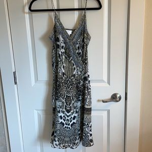 Camilla Animal Instinct wrap dress. Size S. NWOT.